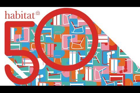 Habitat's 50th Birthday logo